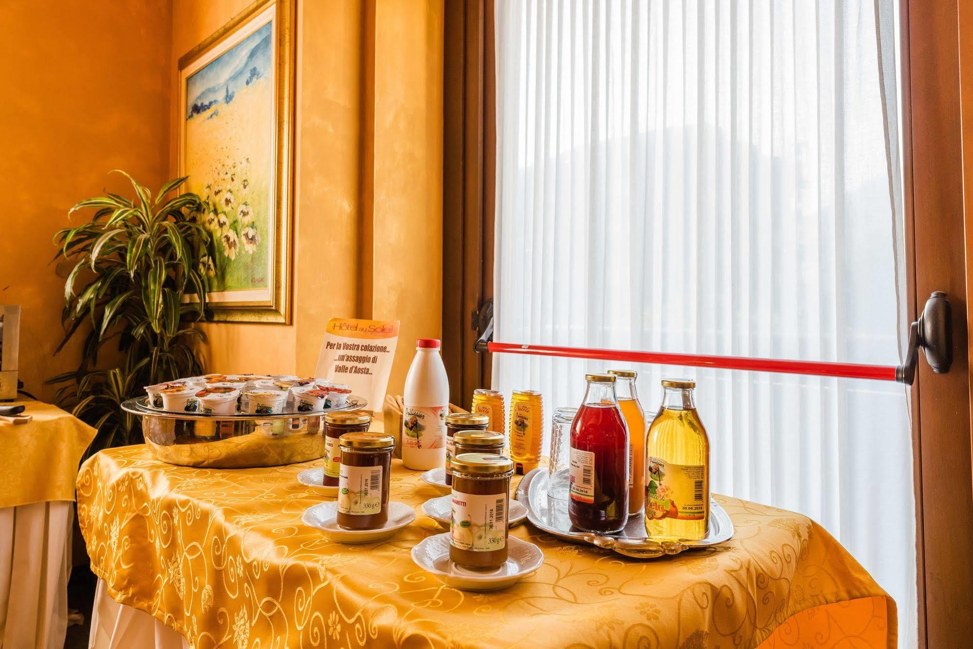 Hotel Au Soleil Saint-Vincent Dış mekan fotoğraf