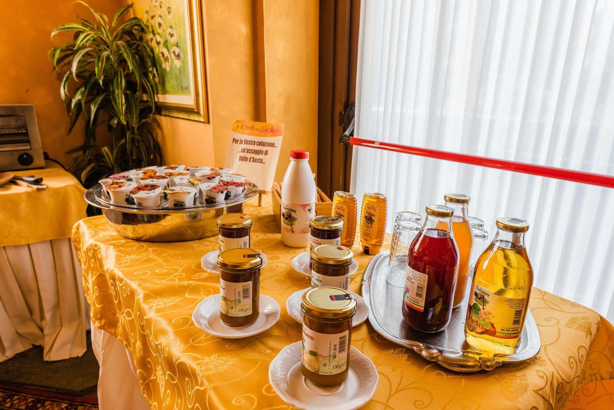 Hotel Au Soleil Saint-Vincent Dış mekan fotoğraf